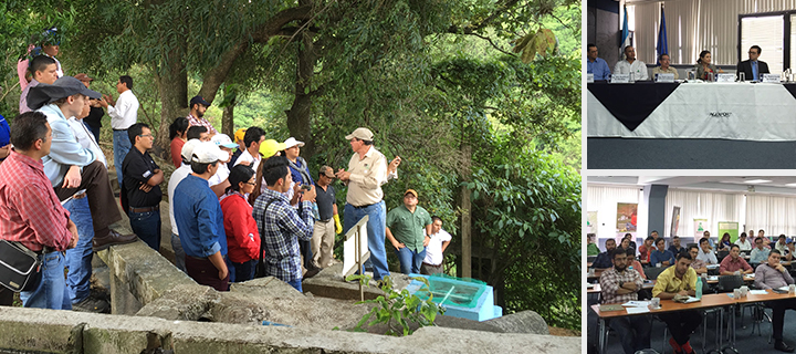 Sector de Laboratorios AGEXPORT visita a planta de tratamiento de agua residual