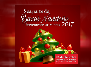 Participe en  la 6ta. Edición del Bazar Navideño