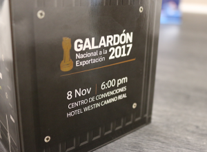 Invitados al Galardón Nacional a la exportación, recordar confirmar su participación