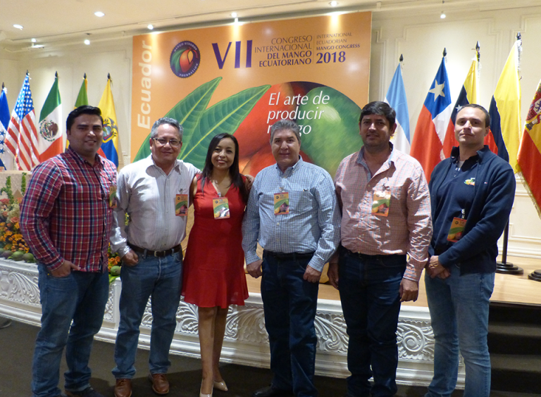 Miembros del Comité de mango presentes en el 7mo. Congreso Internacional