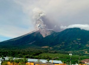 emergencia ante erupción del Volcán de Fuego