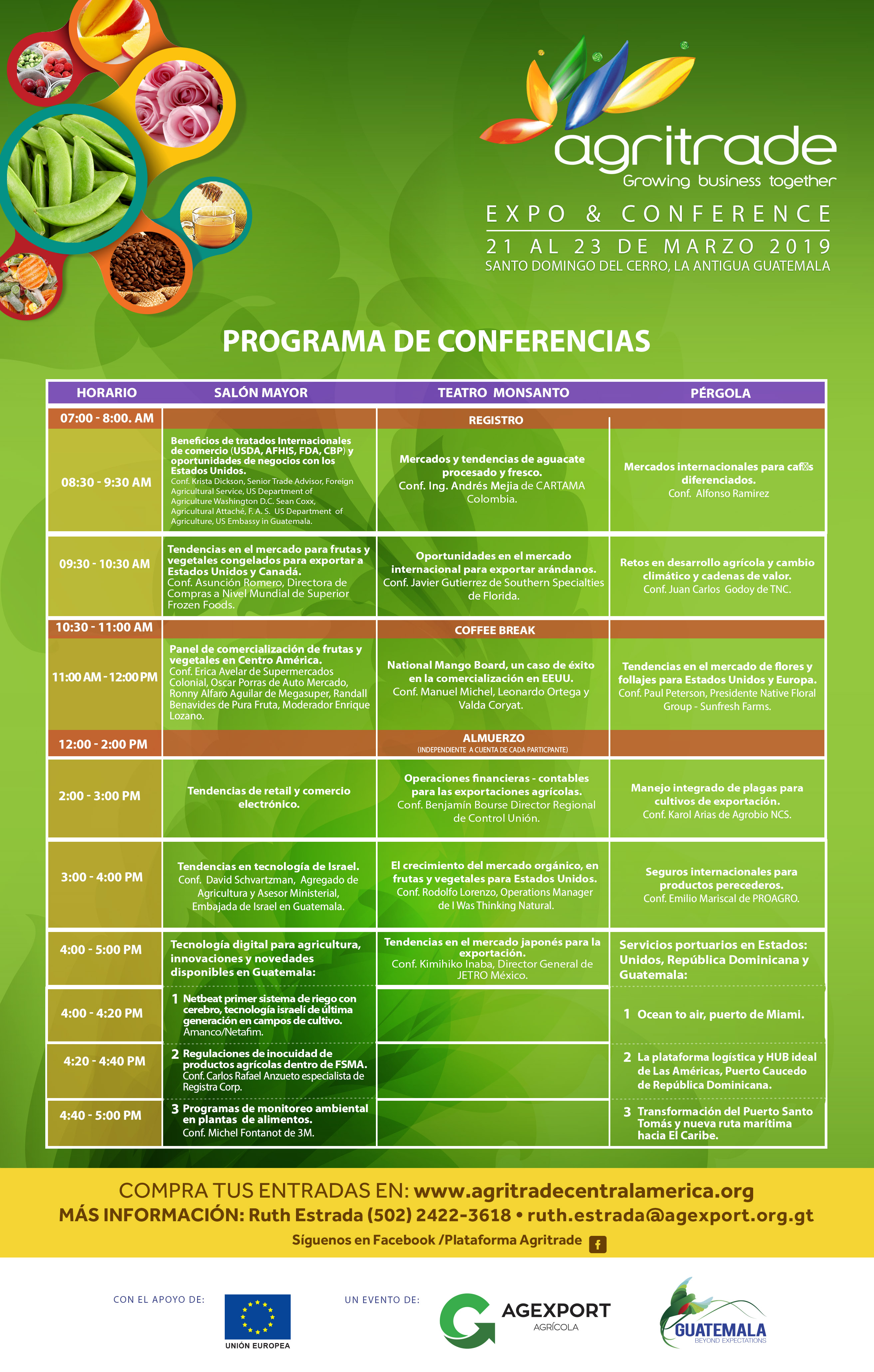 conferencia para productores agrícolas