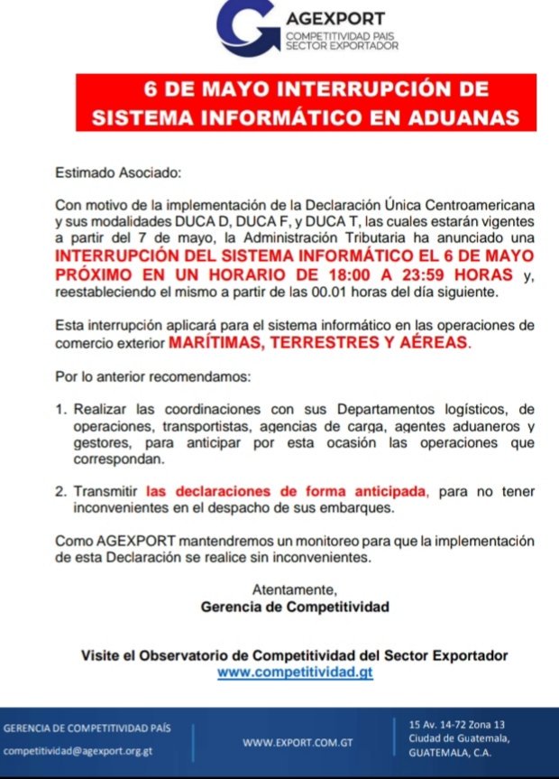 exportaciones centroamericanas