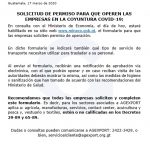 Solicitud de permiso