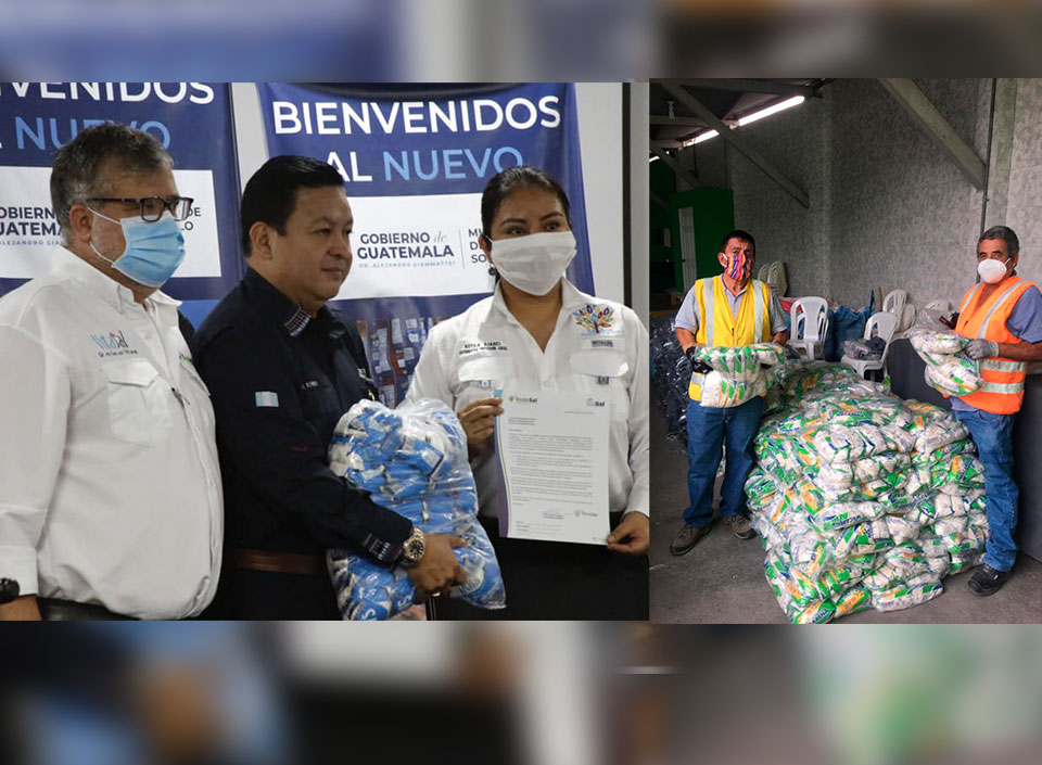 donan alimentos para hospitales por COVI-19