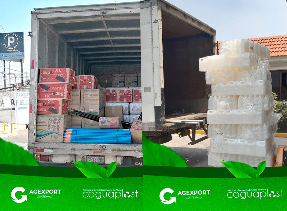 donación de plásticos por COVID-19