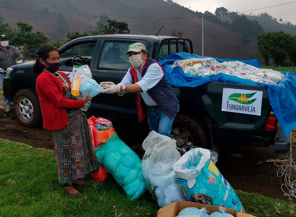 Donación de arvejas