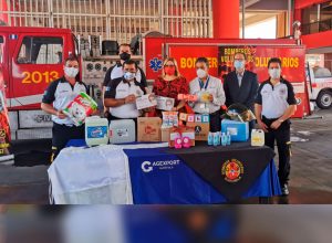Entregan donaciones a Bomberos Voluntarios