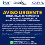 Comunicado Urgente VUPE