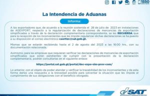 Recepción de inconvenientes. 