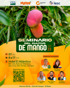 Seminario del Cultivo de Mango. 